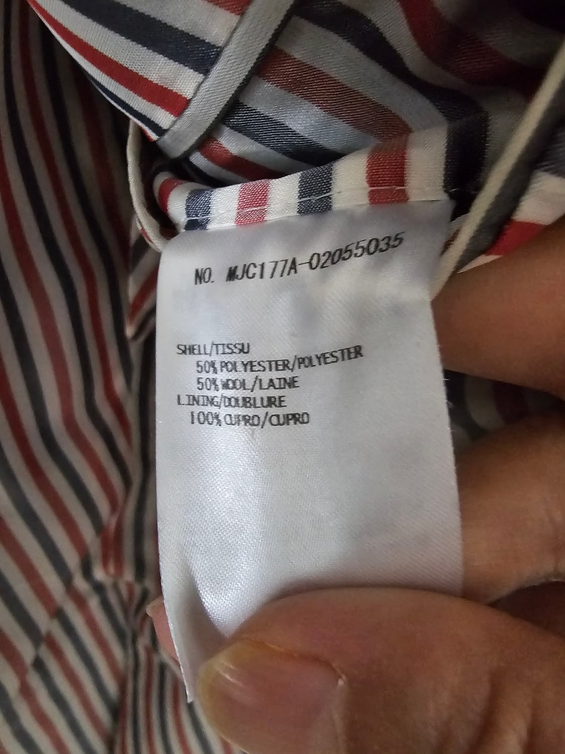 톰브라운 암밴드 울 쟈켓(2/100/정품) 상품이미지9