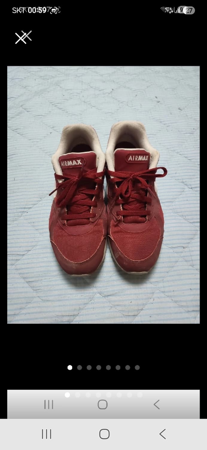 나이키 에어맥스 코트 버건디 265 상품이미지1