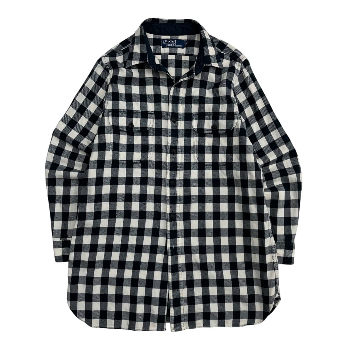폴로 랄프로렌 버튼 포켓 고방체크 셔츠 M 상품이미지2