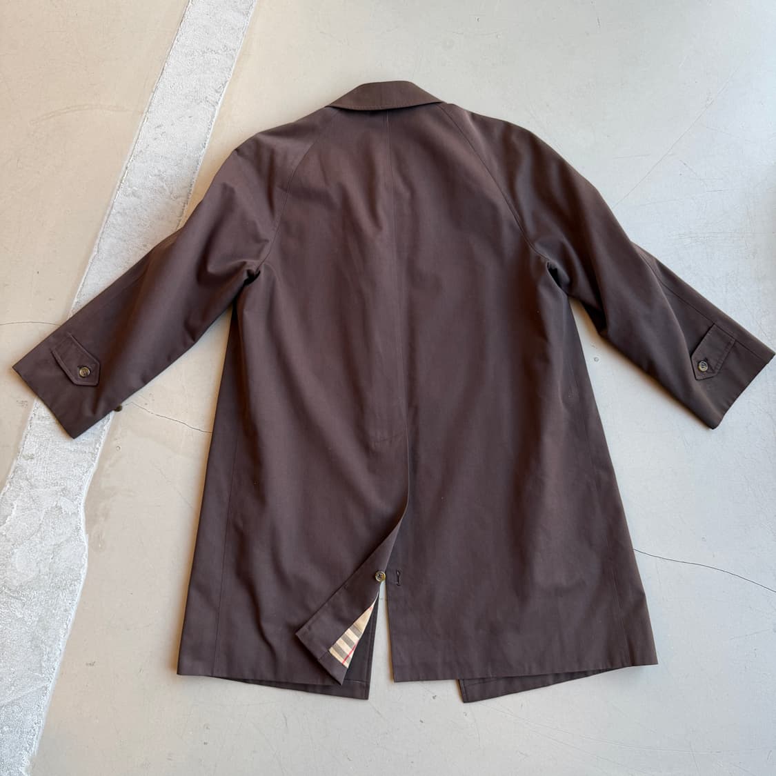 버버리 브라운 트렌치 코트 상품이미지6