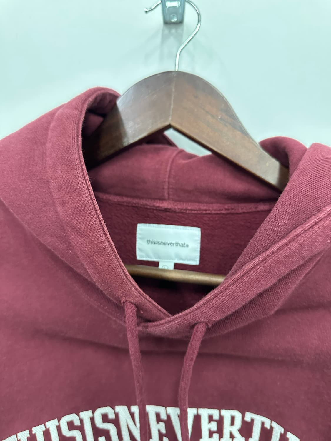 디스이즈네버댓 버건디 후드티  상품이미지2