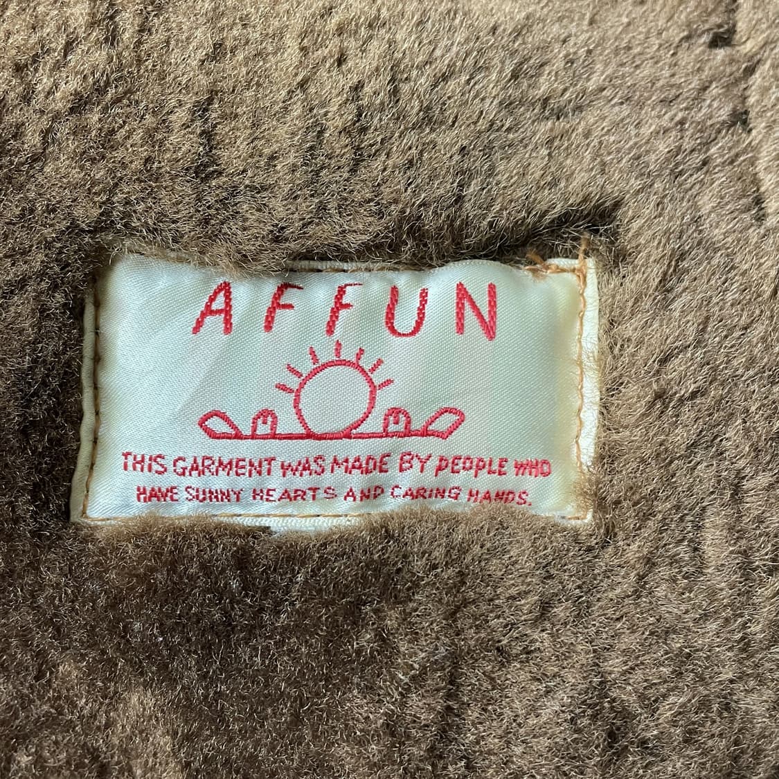 AFFUN 빈티지 양가죽 브라운 시어링 무스탕 상품이미지9