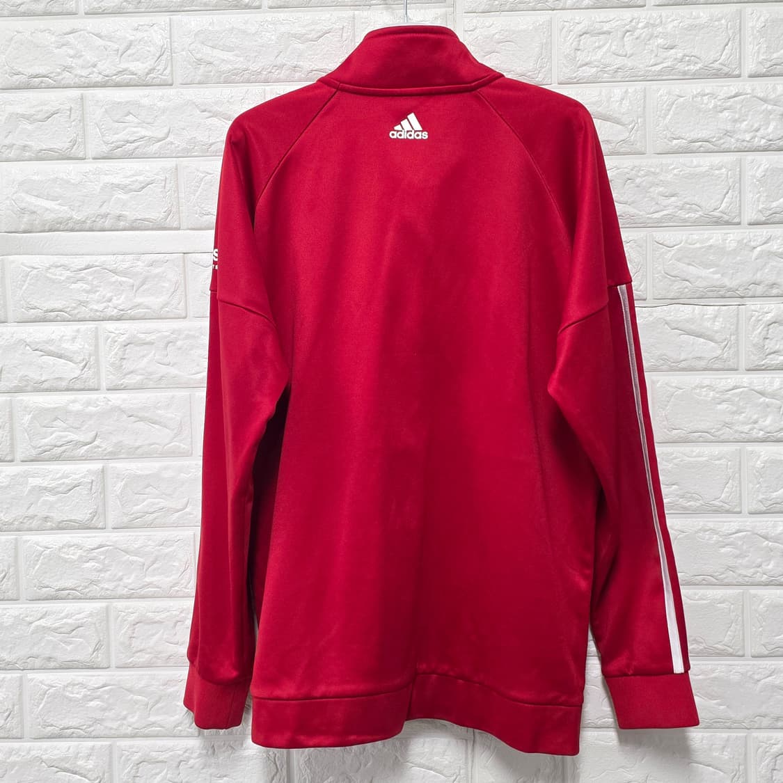 택포) 아디다스 빨간색 트랙탑 져지 S 상품이미지4