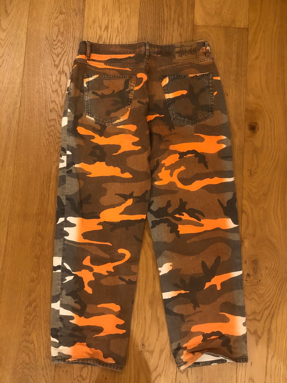 Stussy orange camo 32 상품이미지3