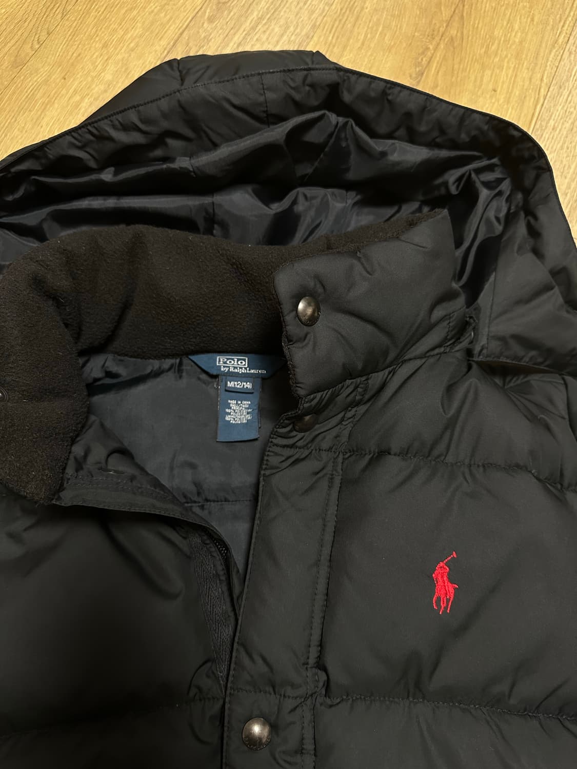 폴로 구스다운 숏패딩 90 상품이미지3