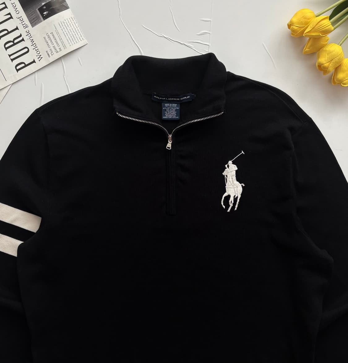 Polo 폴로랄프로렌 빅포니 하프 집업 니트 상품이미지3