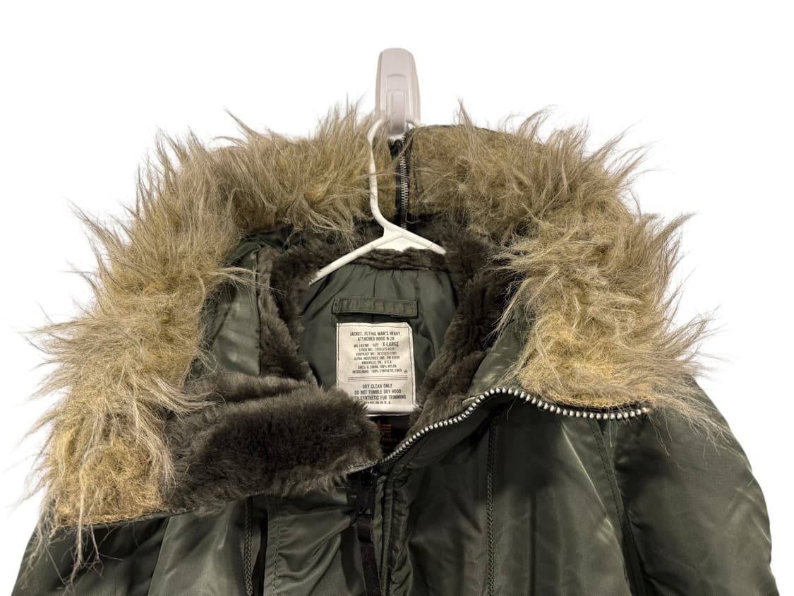 80s 알파 인더스트리 N-2B 플라이트 자켓 상품이미지4