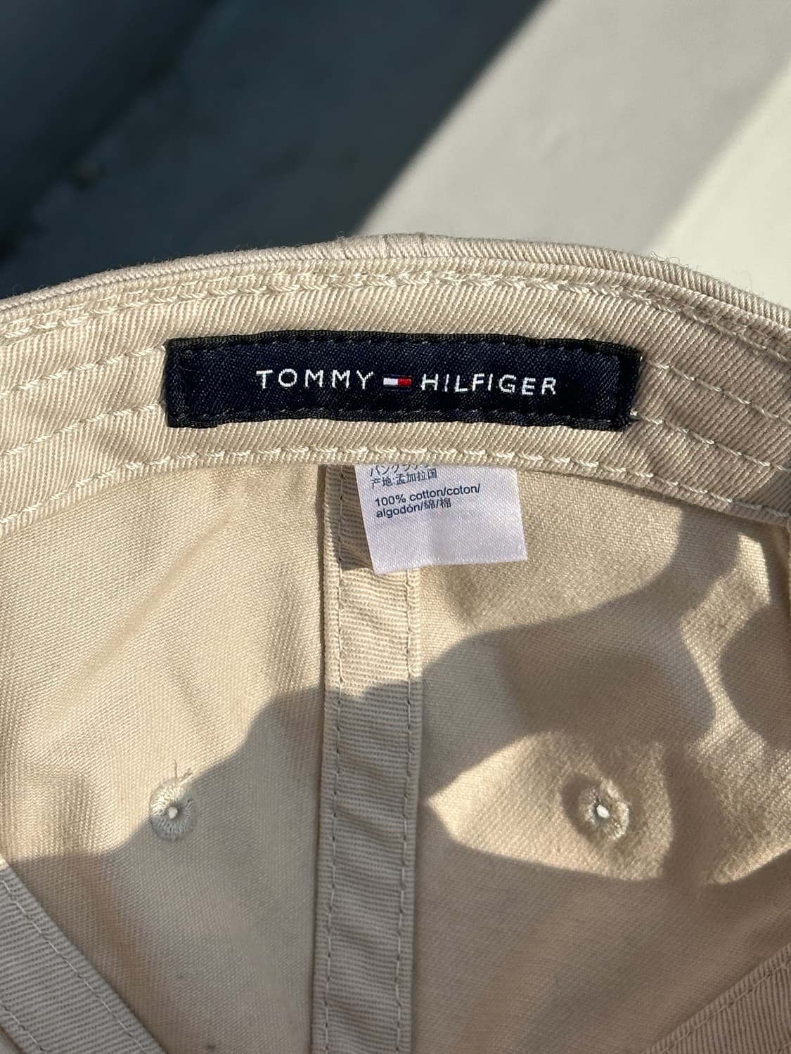 [F] 타미힐피거 로고 베이지 볼캡 모자 상품이미지8