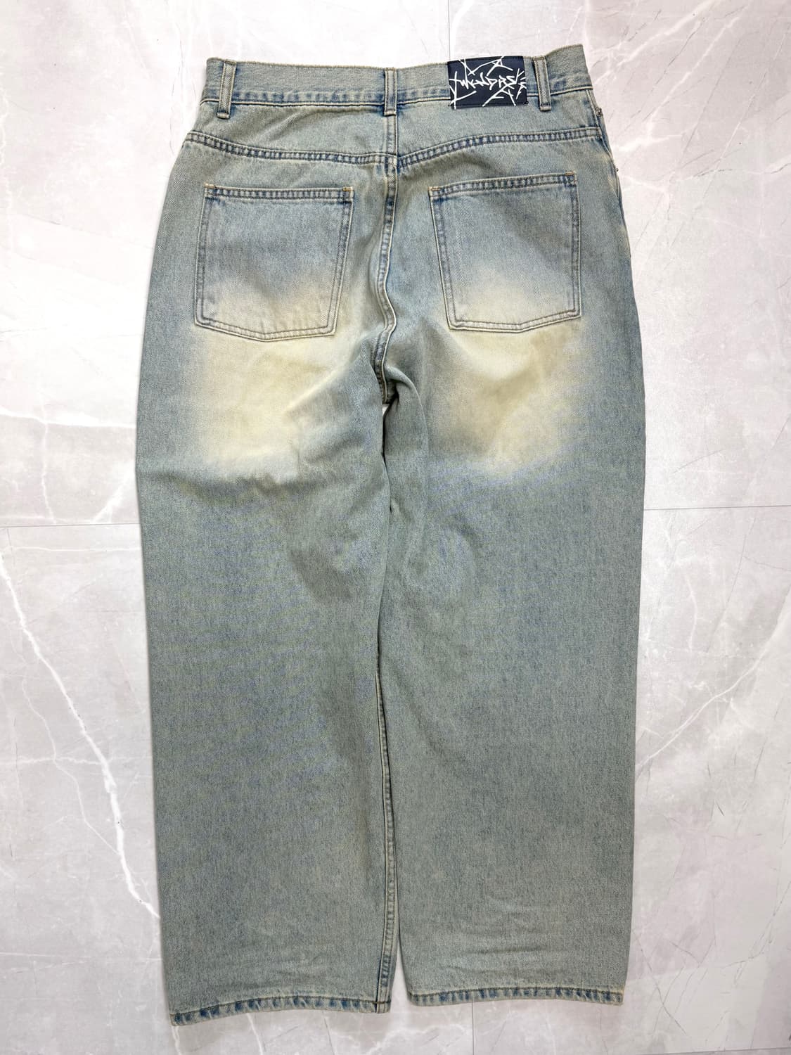 위캔더스 SKULL WASHED PANTS (S.DENIM) 상품이미지3