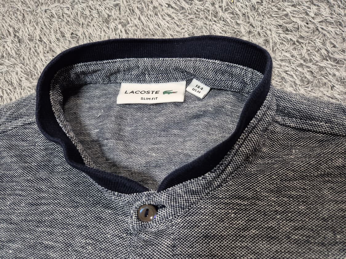라코스테 남성 헨리넥 폴로 셔츠 슬림핏 100 상품이미지2