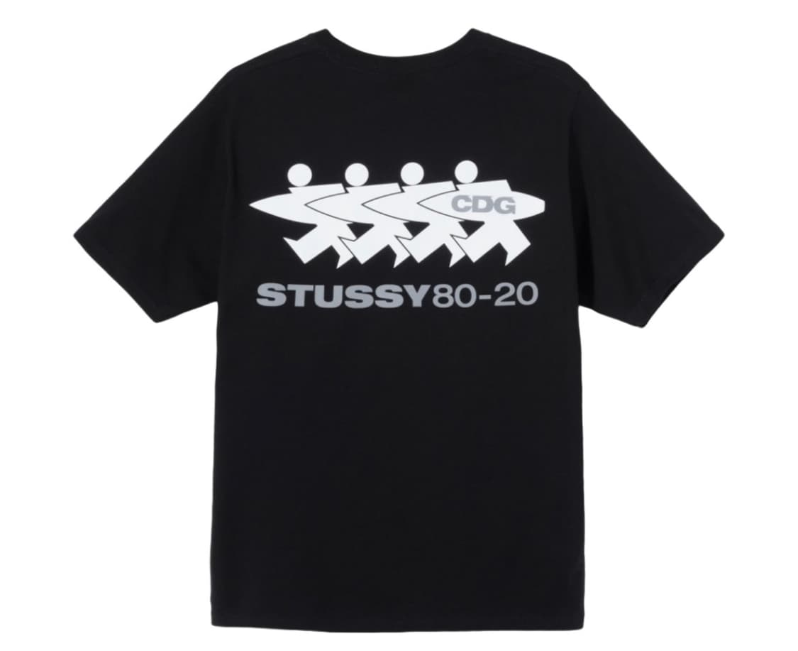 꼼데가르송 x 스투시 반팔 티셔츠 상품이미지2