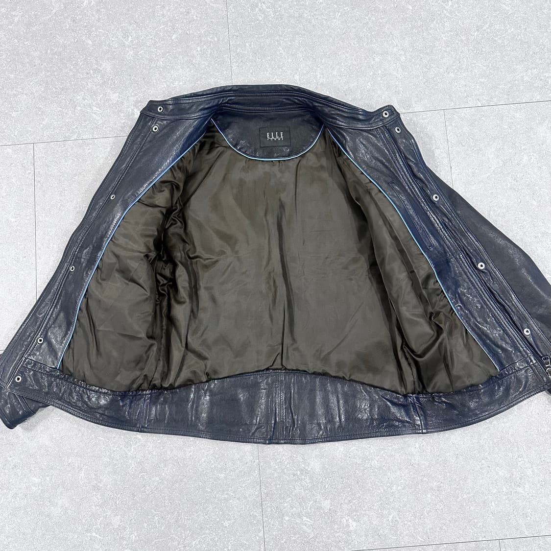 Elle 양가죽 라이더자켓(남성)  상품이미지4