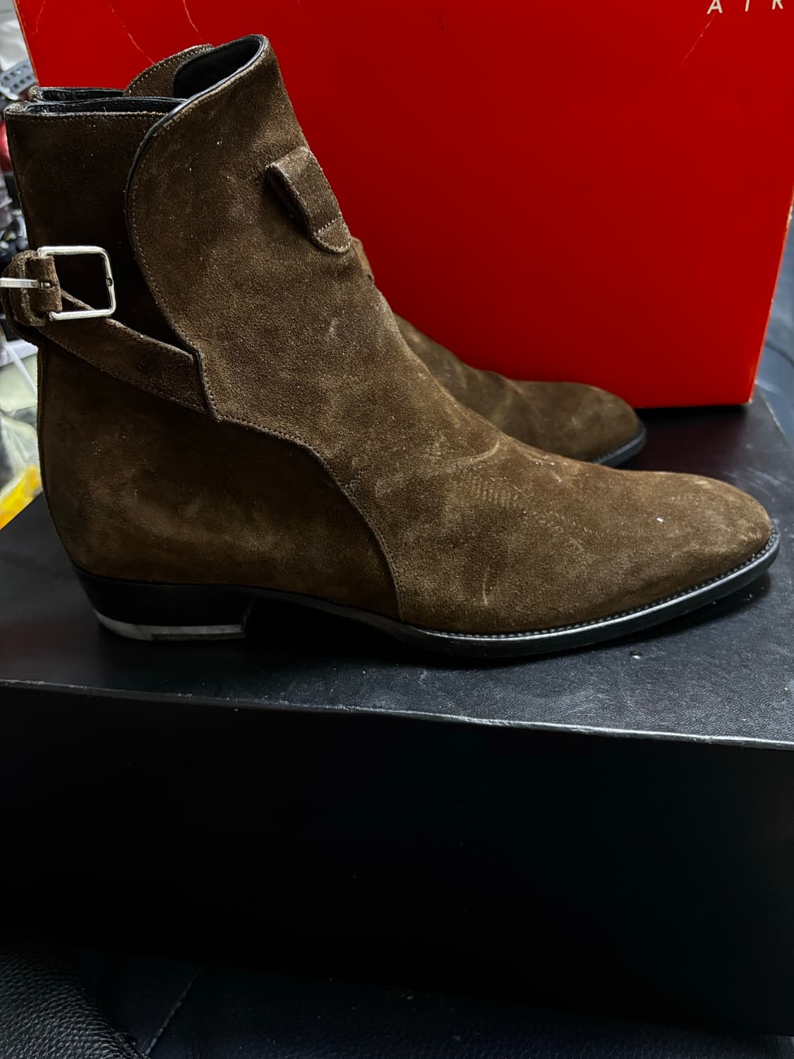 16f/w 초레어 시가로  생로랑 와이엇 조퍼부츠 상품이미지2