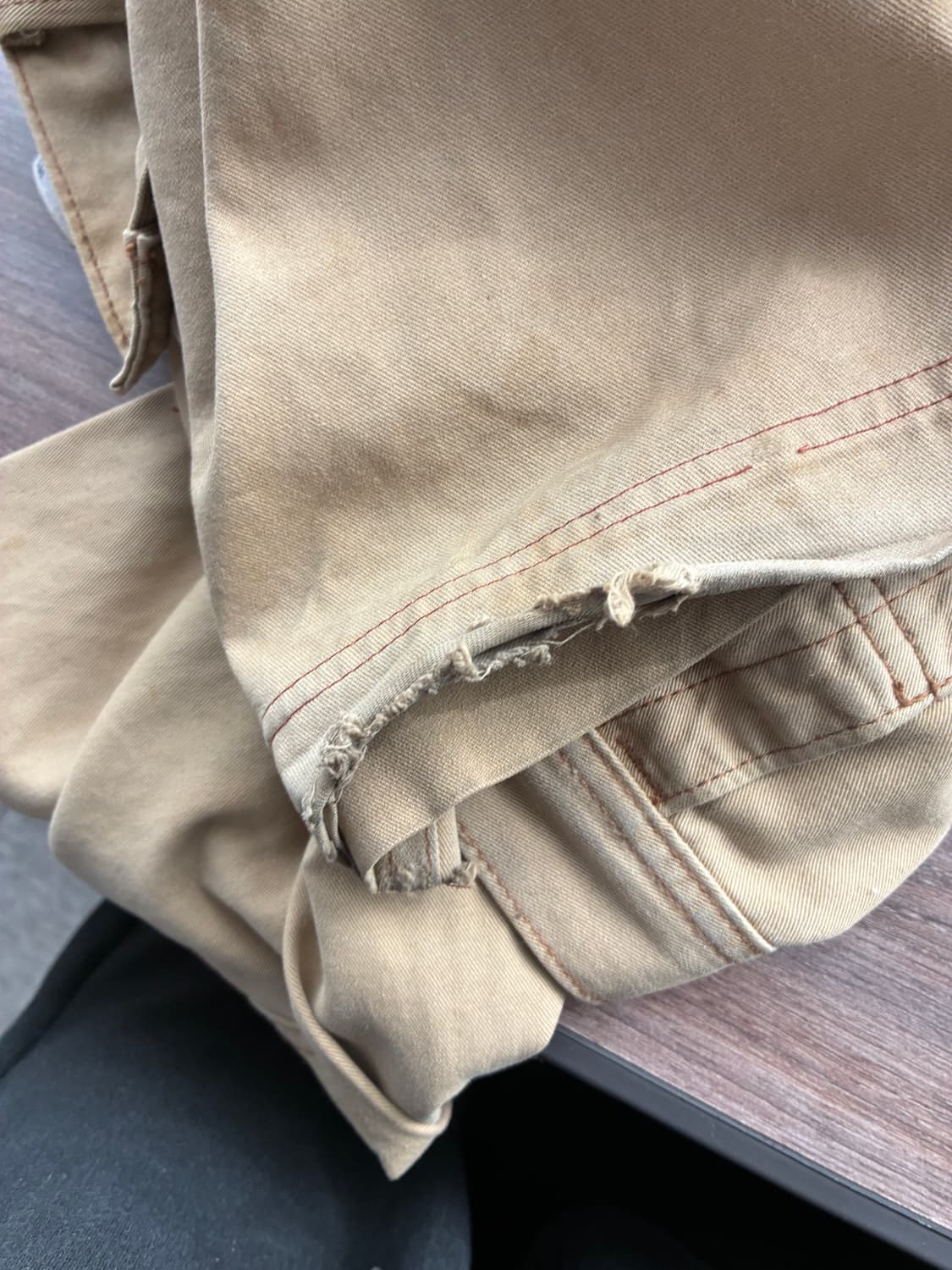 리바이스 카고 면바지 베이지 팬츠 34 상품이미지8