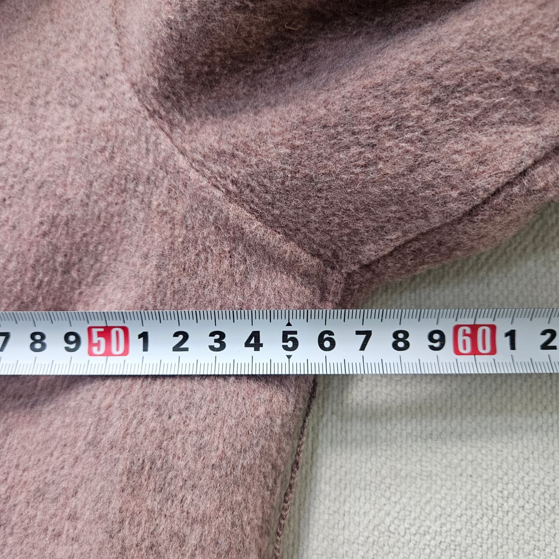 55 보브 여성 핑크 모헤어 코트 0407Y 상품이미지5