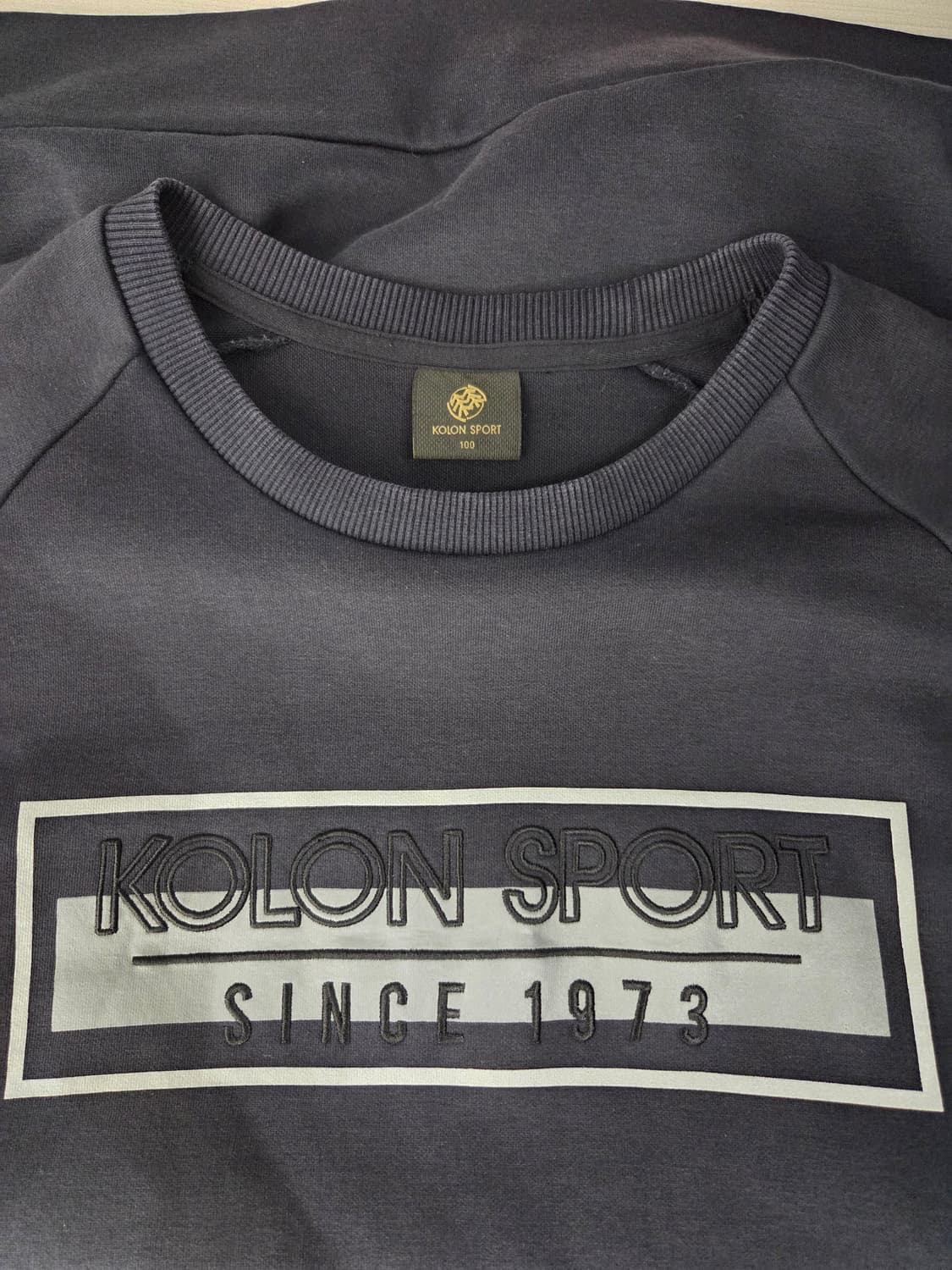 코오롱스포츠 빅로고 맨투맨_100 상품이미지4