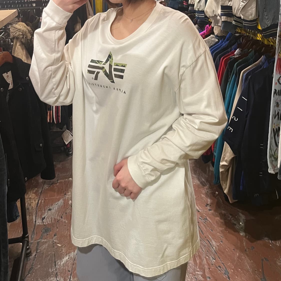 [HI] 알파 긴팔 티셔츠 상품이미지4