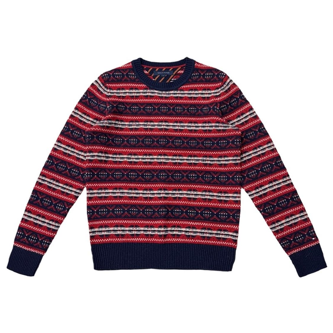 TOMMY HILFIGER 크루넥 페어아일 스웨터 L 상품이미지1