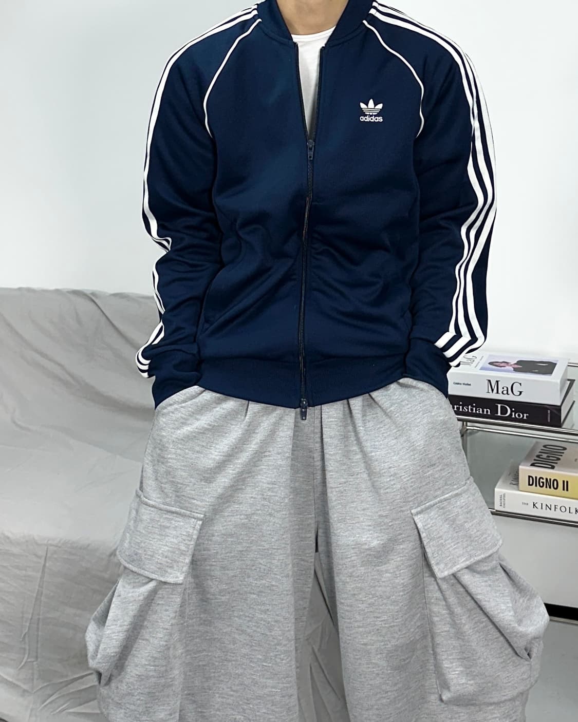 아디다스 슈퍼스타 트랙탑 져지 L  상품이미지1