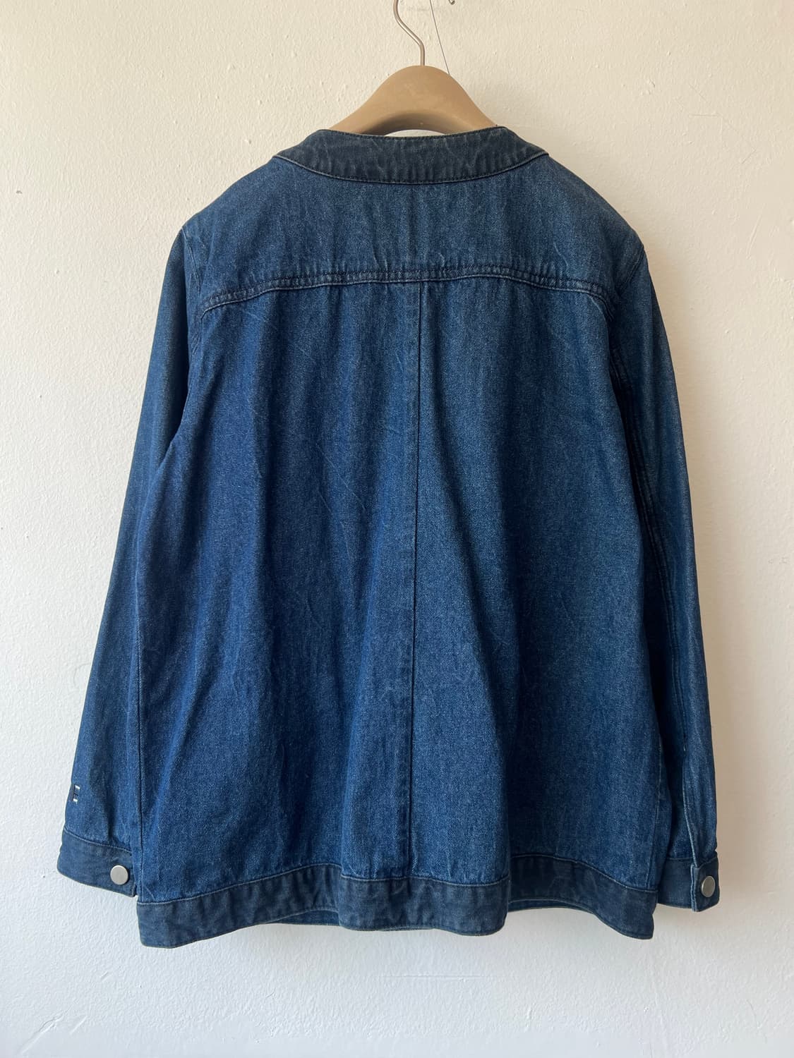 푸쉬앤건 여성 진청데님자켓 라운드청자켓 상품이미지3