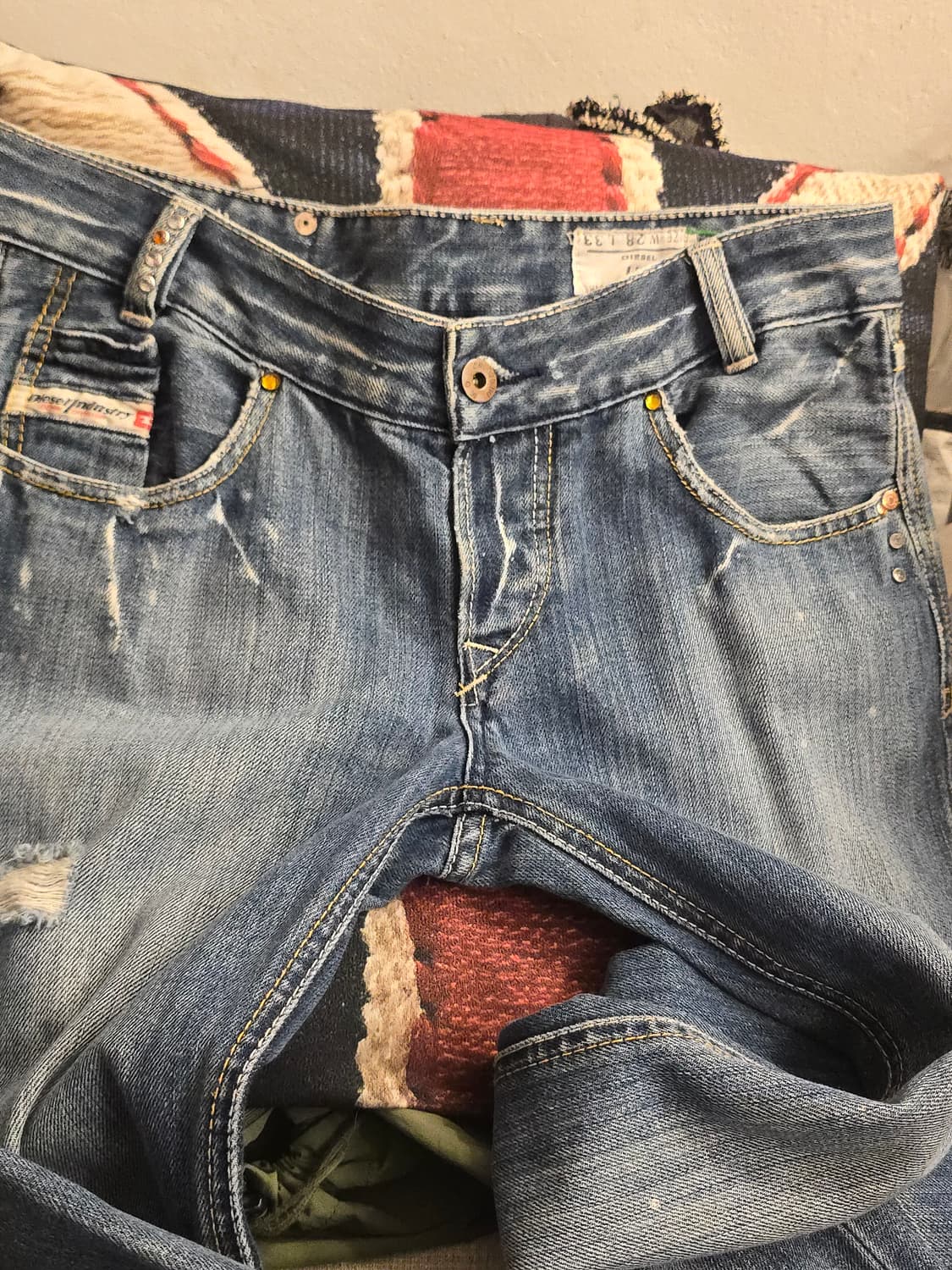 디젤(Diesel) 자탄(Zathan)부츠컷 데님팬츠 상품이미지8