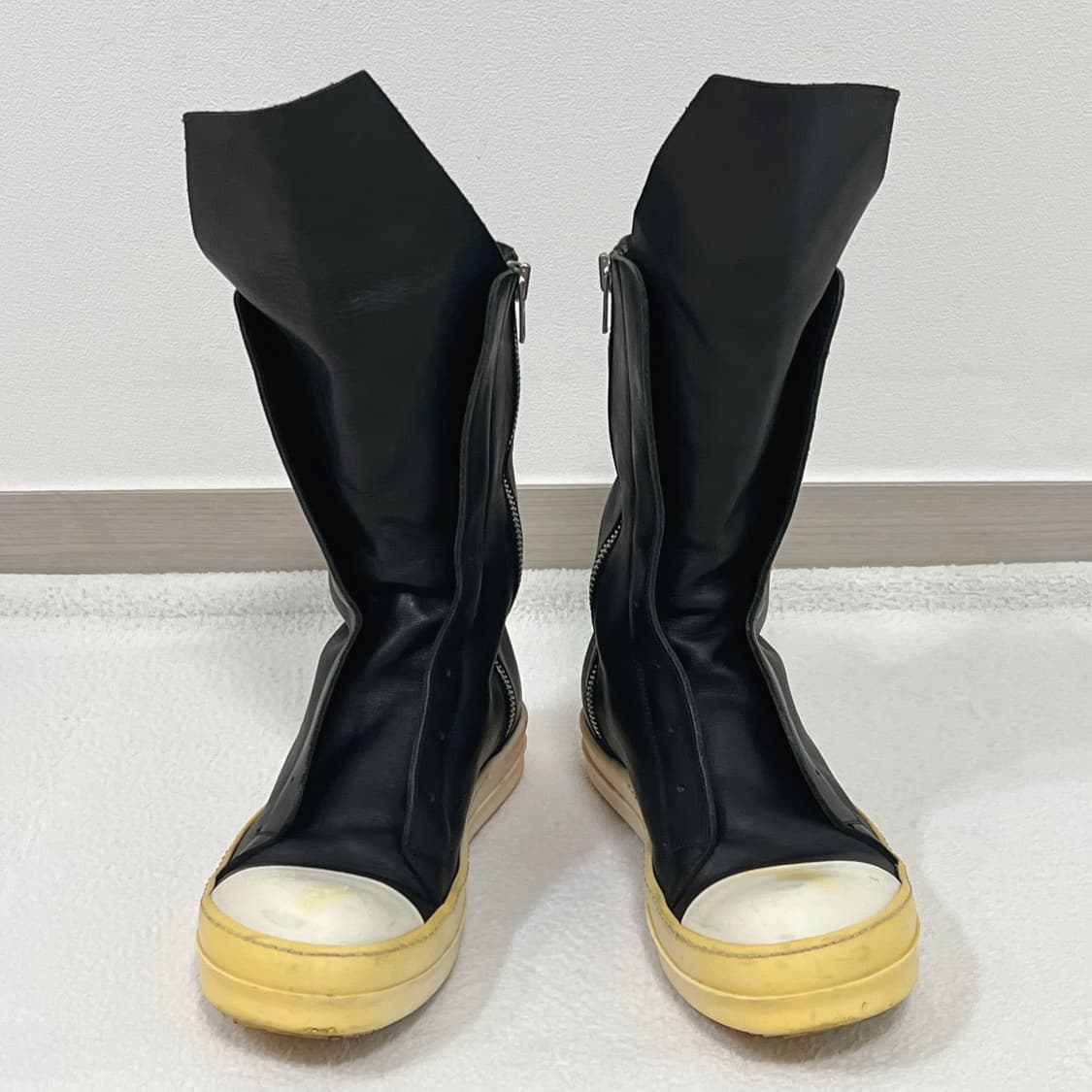 릭오웬스 15FW 롱라몬즈 부츠 블랙 LVBP 상품이미지2