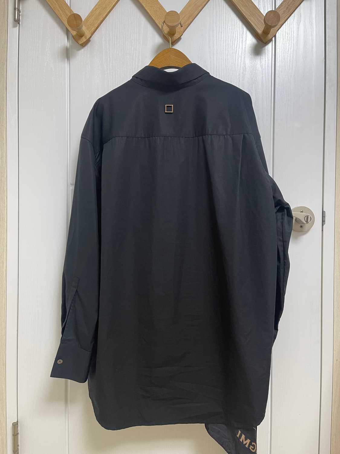 우영미 한정판 스카프 레이어링 셔츠 46 사이즈(105) 상품이미지2