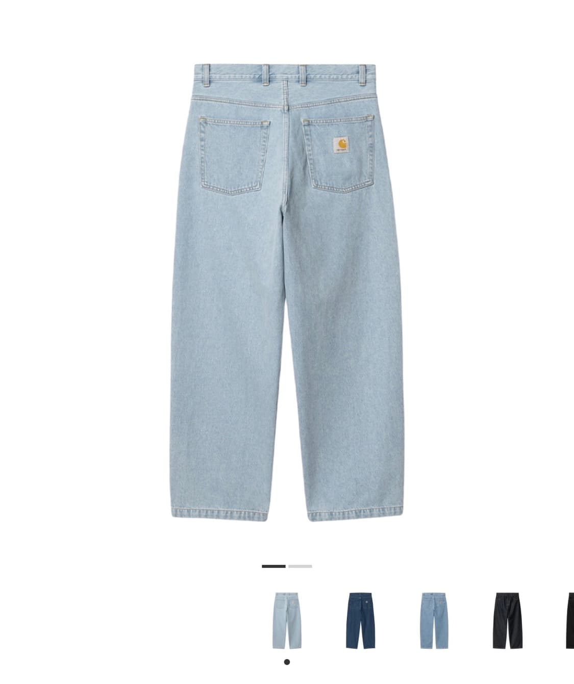 구매글)칼하트 브랜든 블루 헤비 스톤 블리치드 상품이미지1