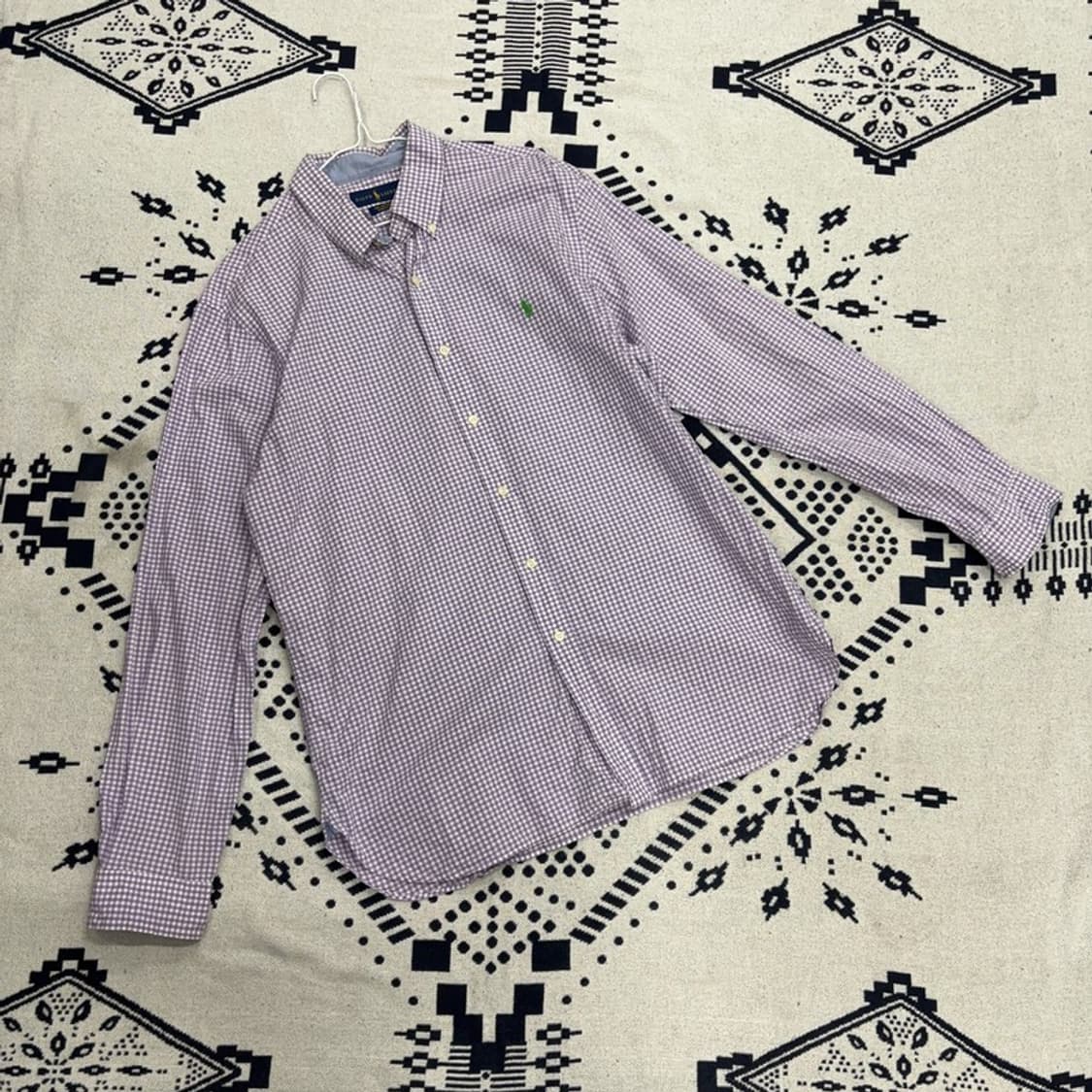 폴로 랄프로렌 코튼 스트레치 체크 셔츠 L P00083 상품이미지1