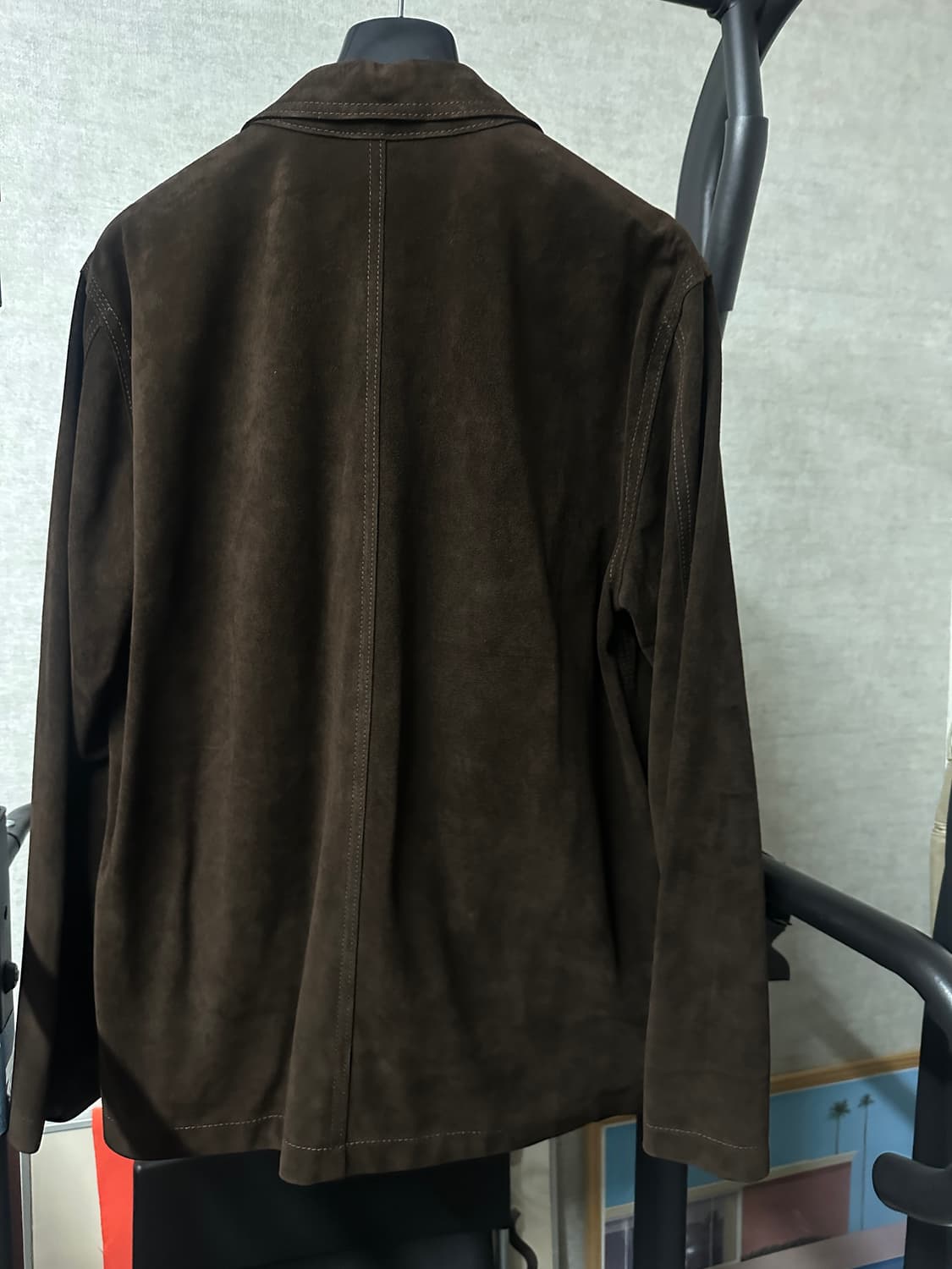 드레익스 스웨이드 초어자켓 40사이즈 초코브라운 상품이미지4