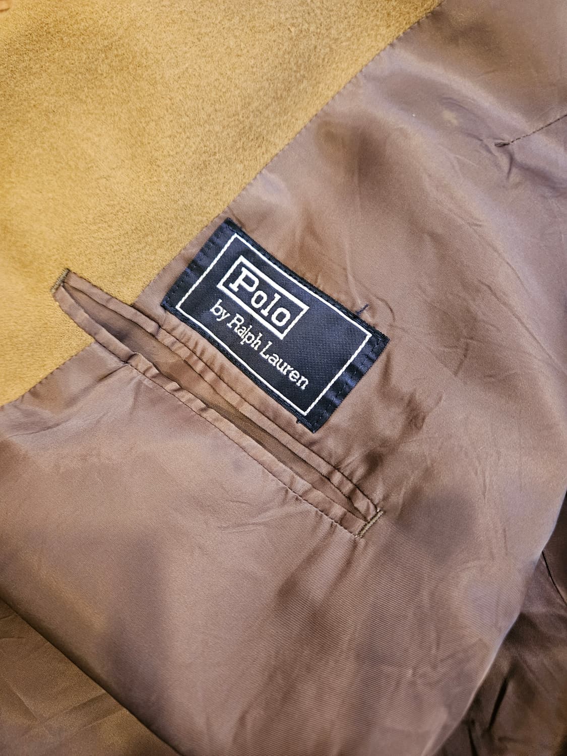 폴로 랄프로렌 카멜 울더블 코트 상품이미지3