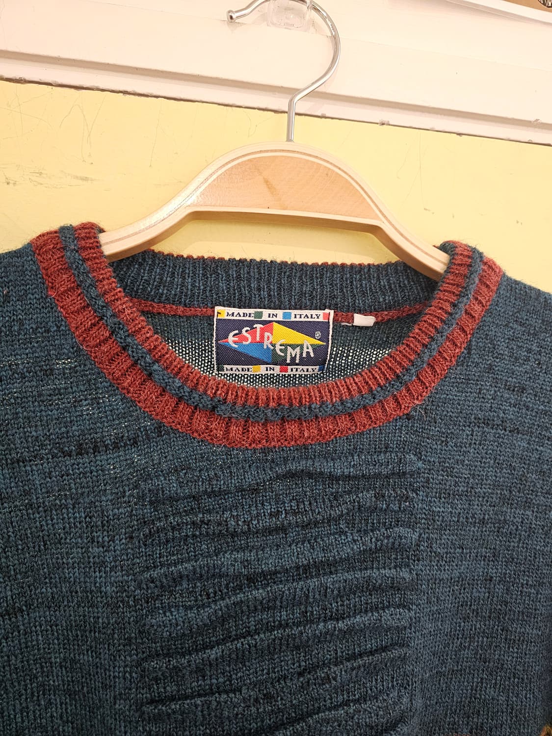 Estrema Italy 패턴 울 니트 상품이미지4