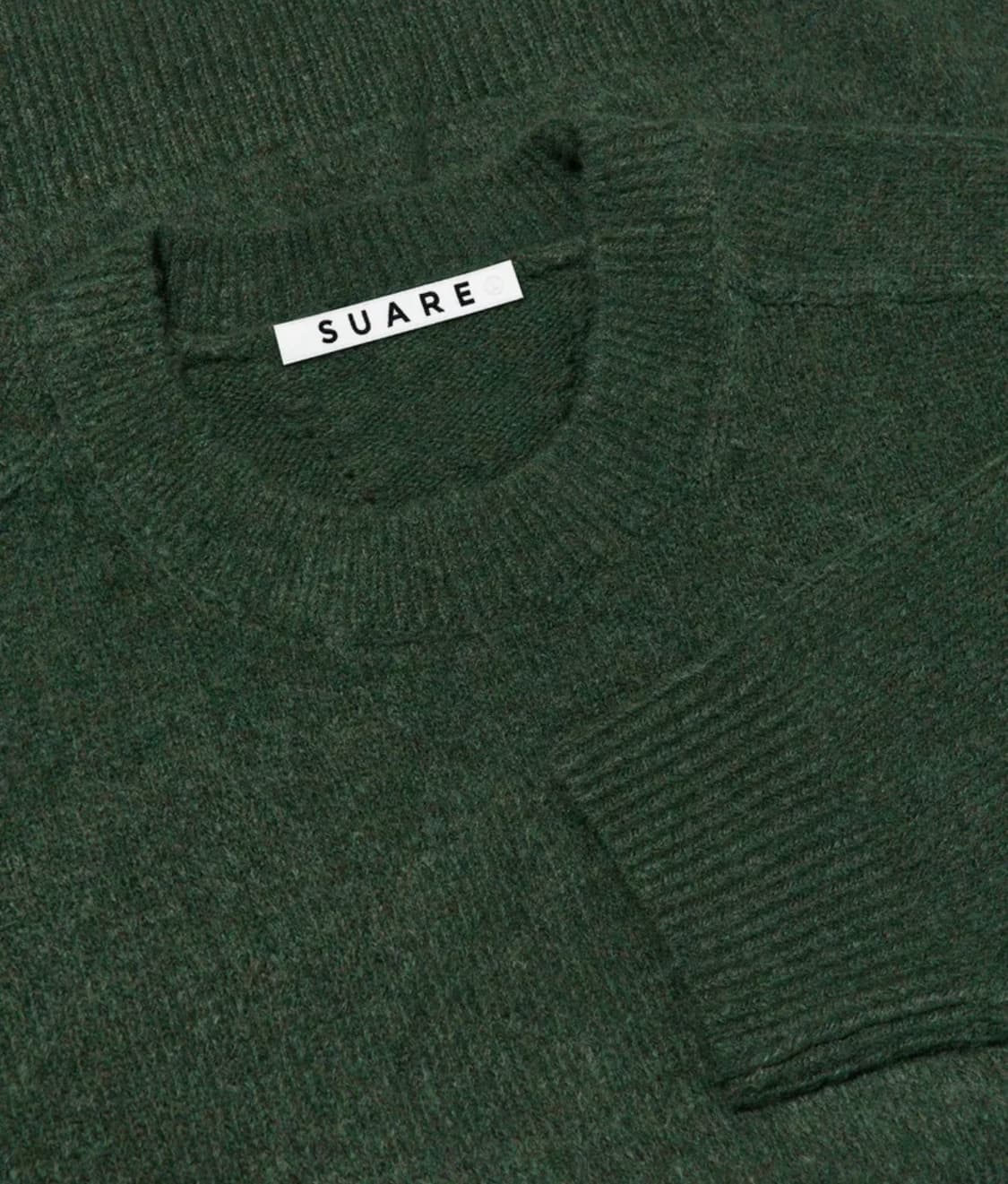 [품절]수아레 울새들 라운드 니트-그린/M 남성녹색니트/겨울니트/파브레가 상품이미지5