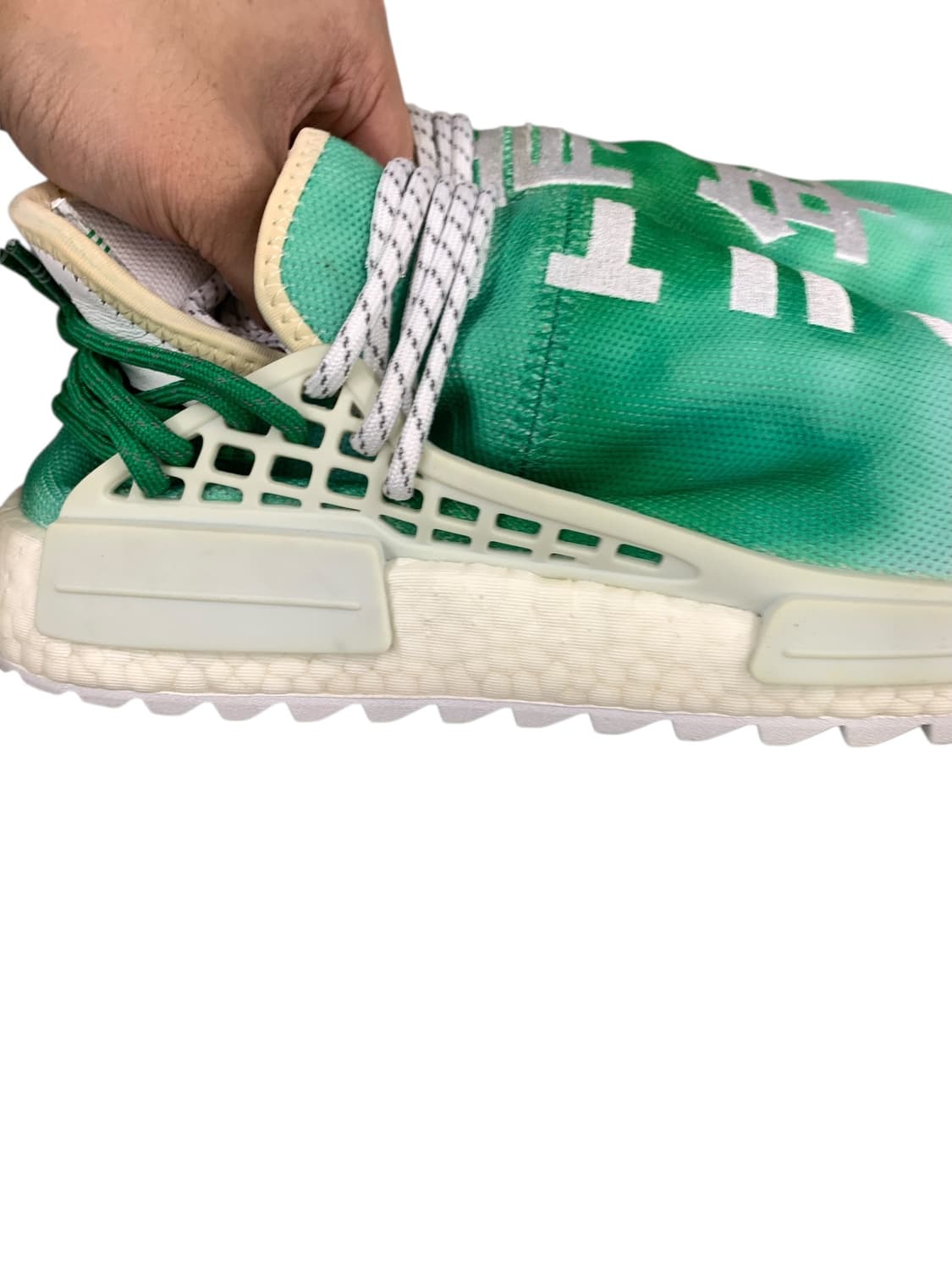 아디다스 x 퍼렐 윌리엄스 Hu NMD 차이나 팩 유스 그린 270 상품이미지9
