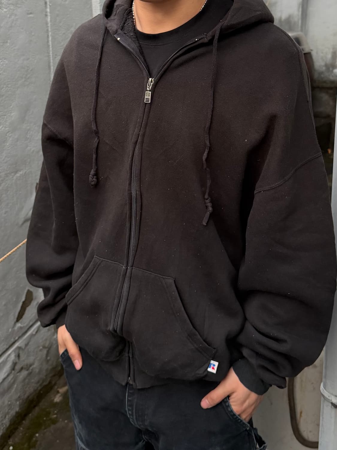 90‘s 러셀 후드집업 상품이미지1