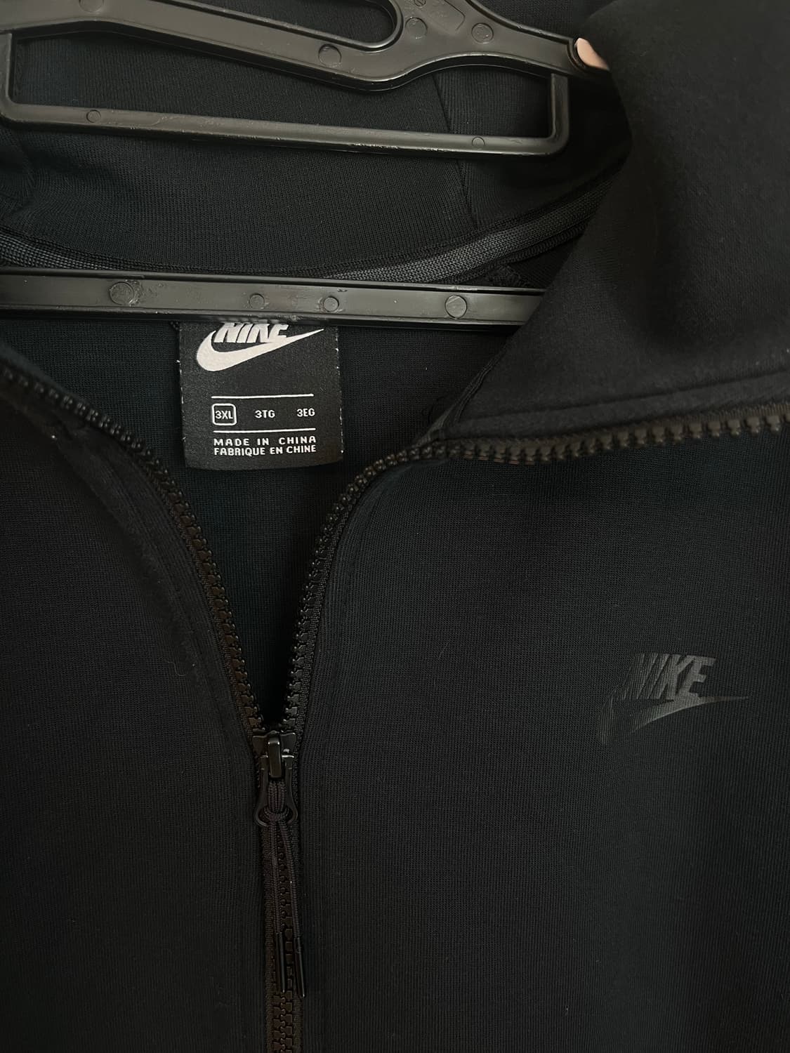 (3XL/115) 나이키 테크팩 후드집업 블랙  상품이미지4