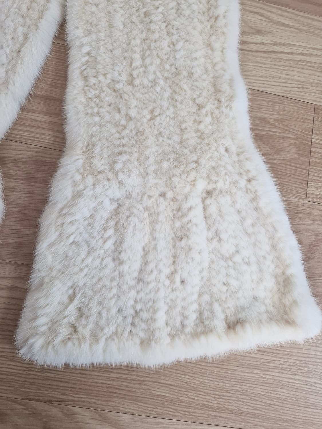 풀스킨 니팅 리얼 밍크 목도리 상품이미지6