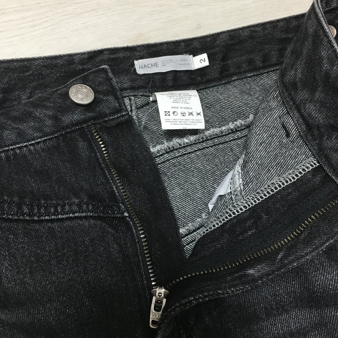 Nache HIGHLIGHT WASHED JEANS 상품이미지5