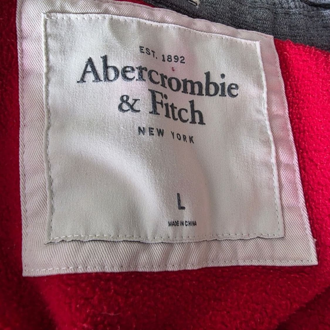 아베크롬비 빈티지 아카이브 FITCH 로고 후드집업 L 상품이미지6
