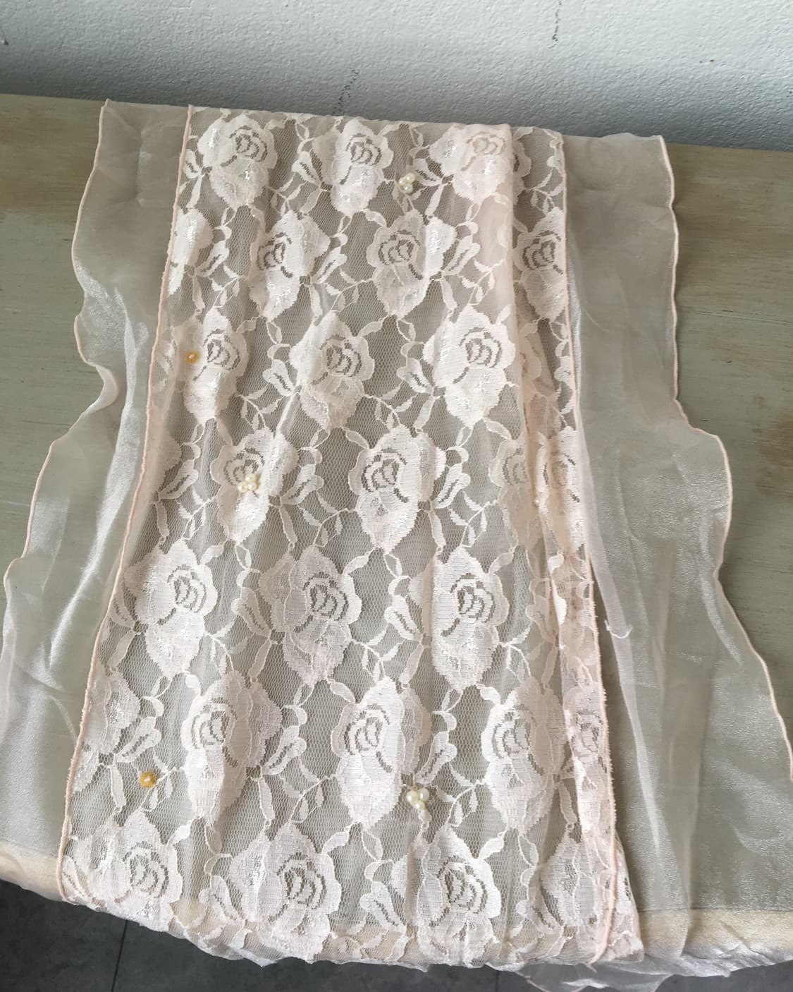 flower pattern layered scarf 상품이미지5