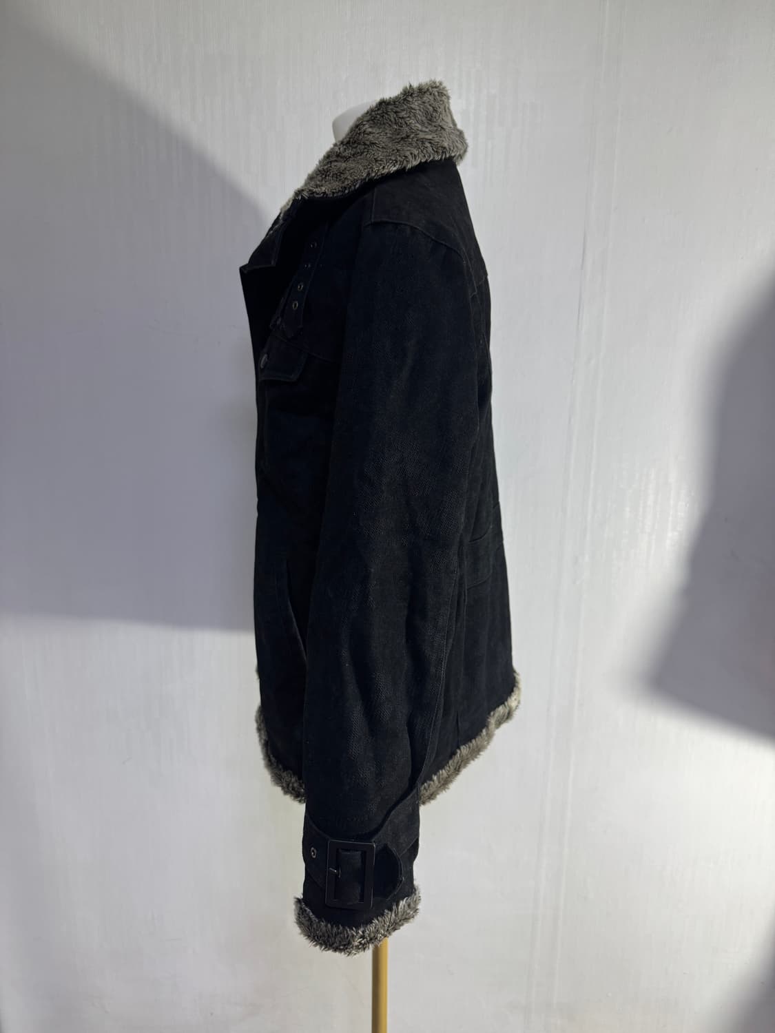 Impala 퍼 트리밍 워크 자켓 y2k vkei 마네킹샷 추가 상품이미지3