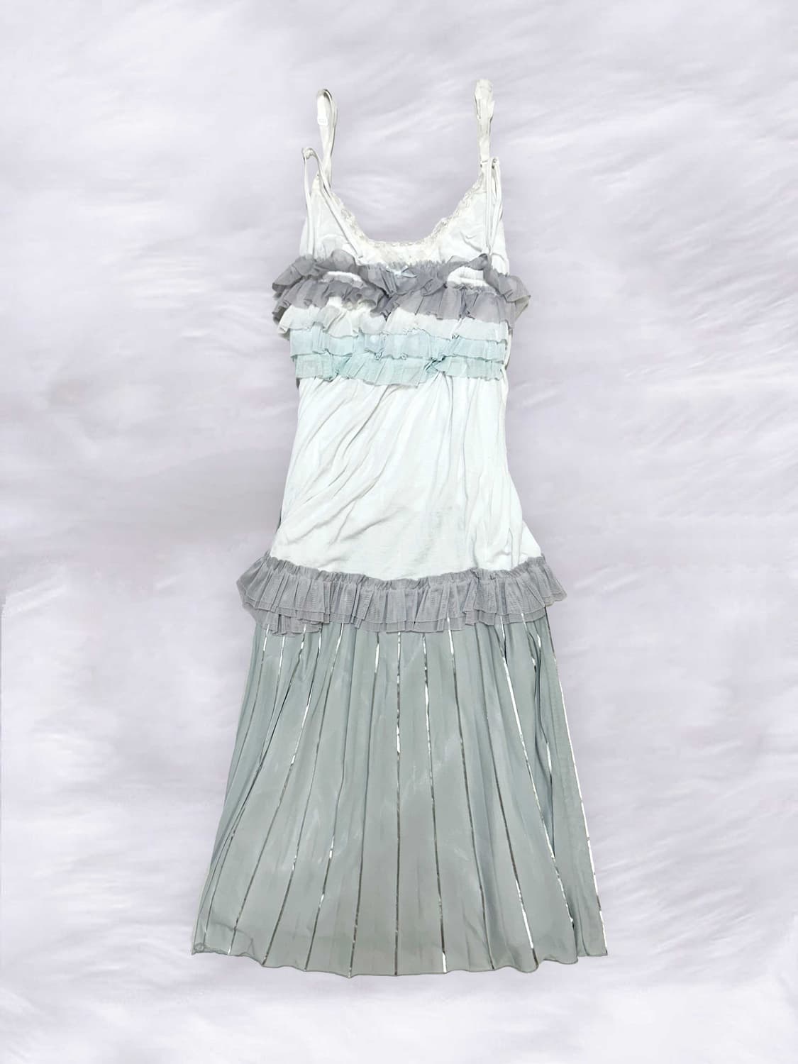 스카이블루 화이트 페미닌 페어리 코디세트 상품이미지1