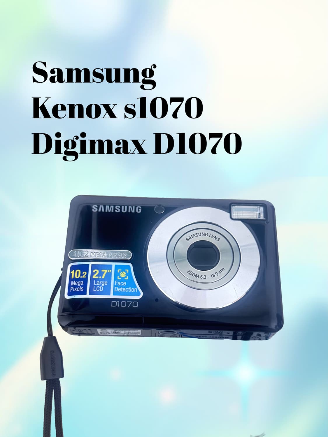 (건전지사용!) 삼성 케녹스 S1070 / 디지맥스 d1070 상품이미지1