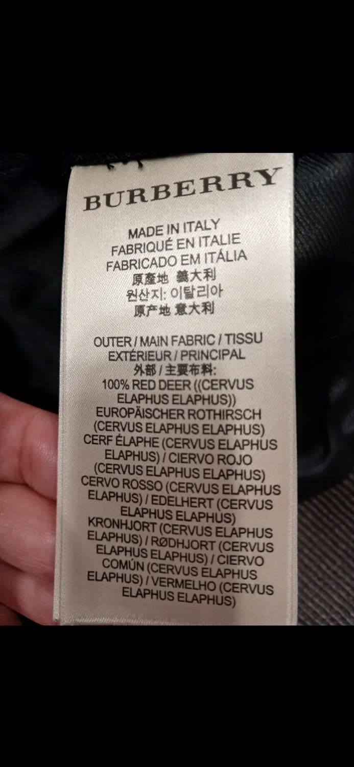 BURBERRY PRORSUM A2 DEER LEATHER JACKET 상품이미지10