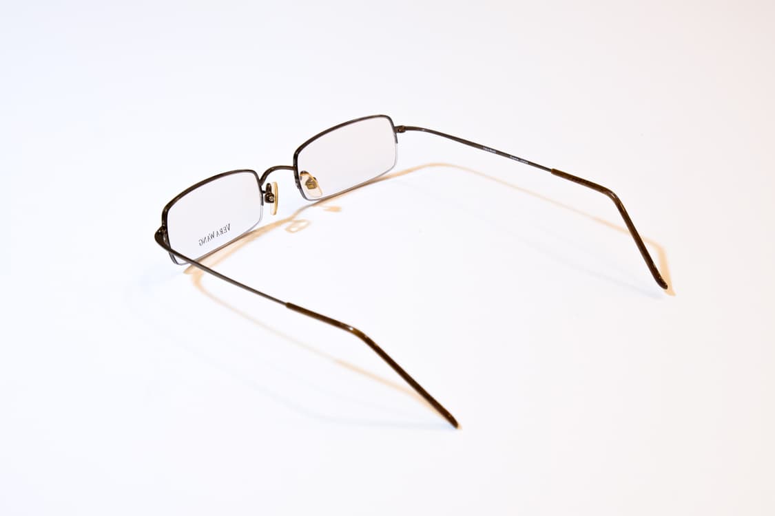 [Vintage] VERA WANG 슬림 골드 스퀘어 메탈 안경 상품이미지3