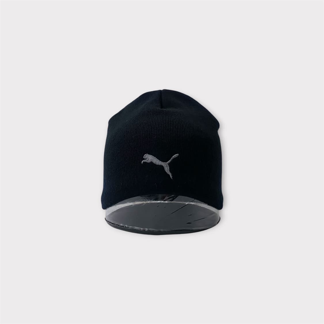 푸마 그레이 자수 로고 블랙 비니 (1804) 상품이미지1