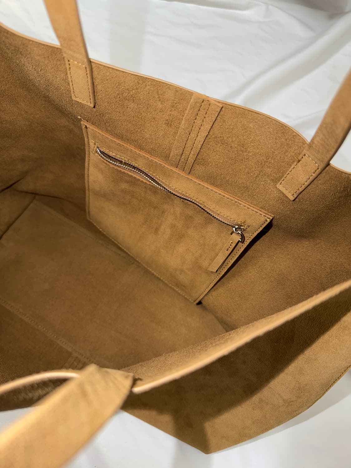 카우 스웨이드 빅 사이즈 도트백 상품이미지6