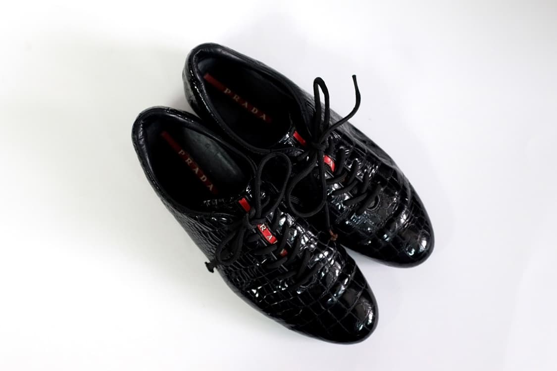 프라다 페이던트 크로크다일 스킨 슈즈 Prada Sport(41) 상품이미지2