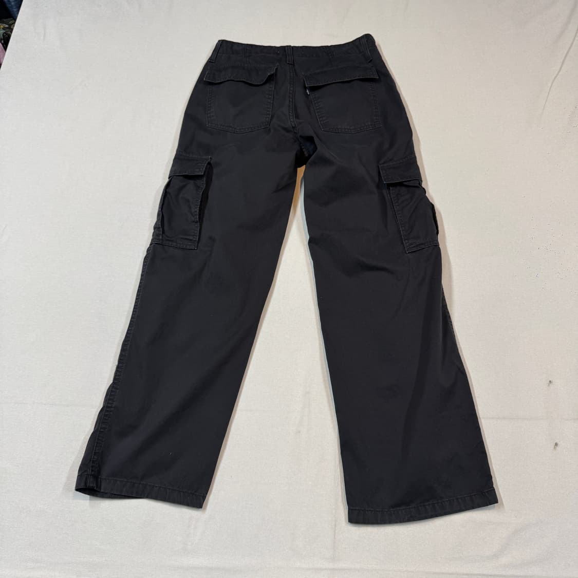 28inch) 리바이스 블랙 배기 카고 팬츠 면바지 상품이미지1