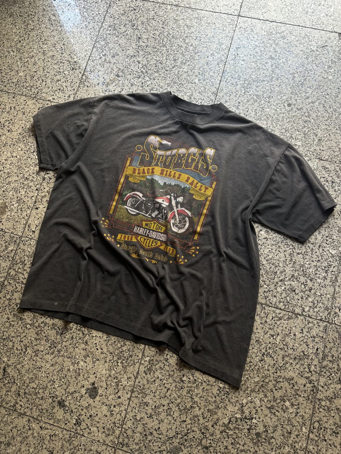 90s USA 빈티지 할리데이비슨 반팔 티셔츠 상품이미지2